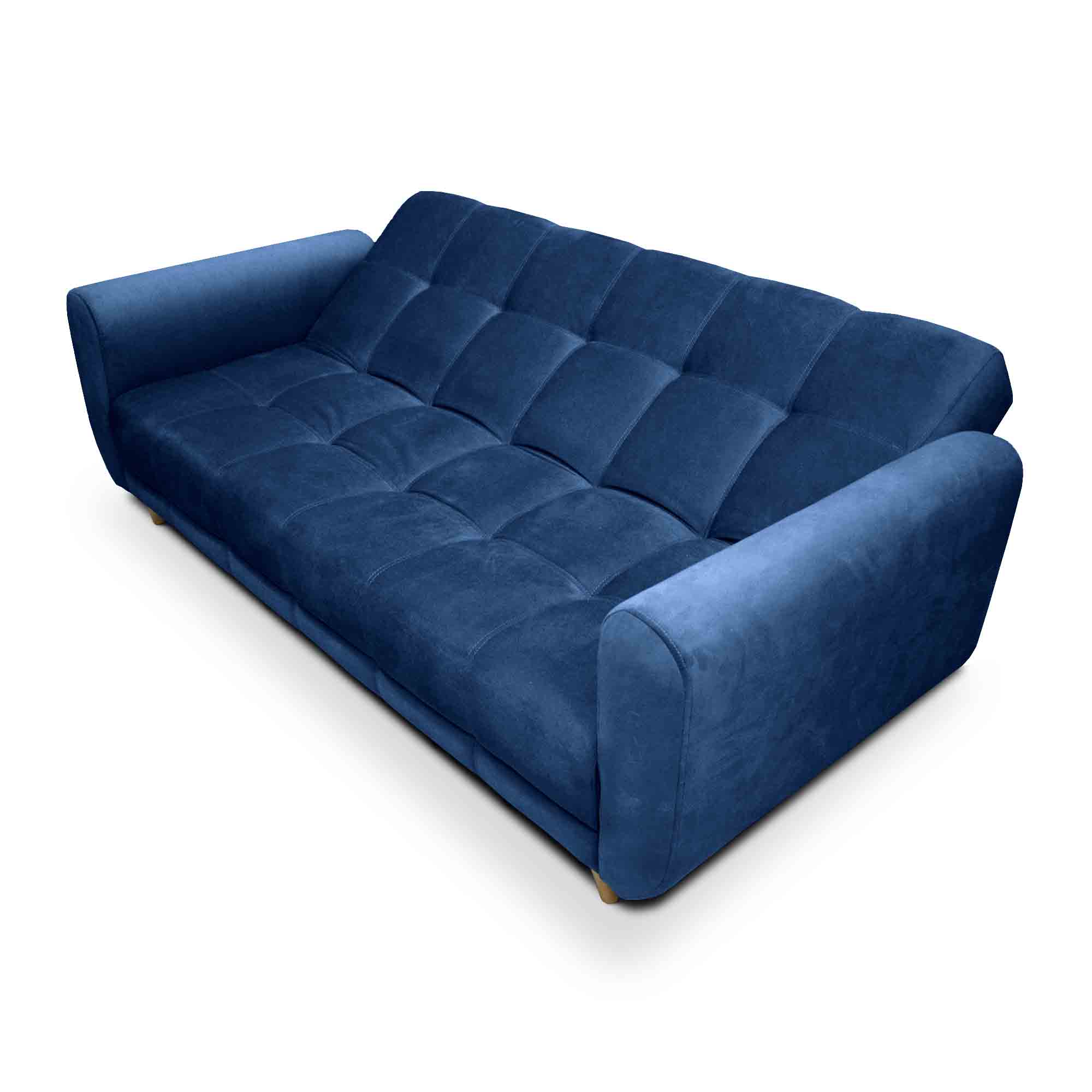 Sofa Cama Comfort Sistema Clic Clac Azul Turqui